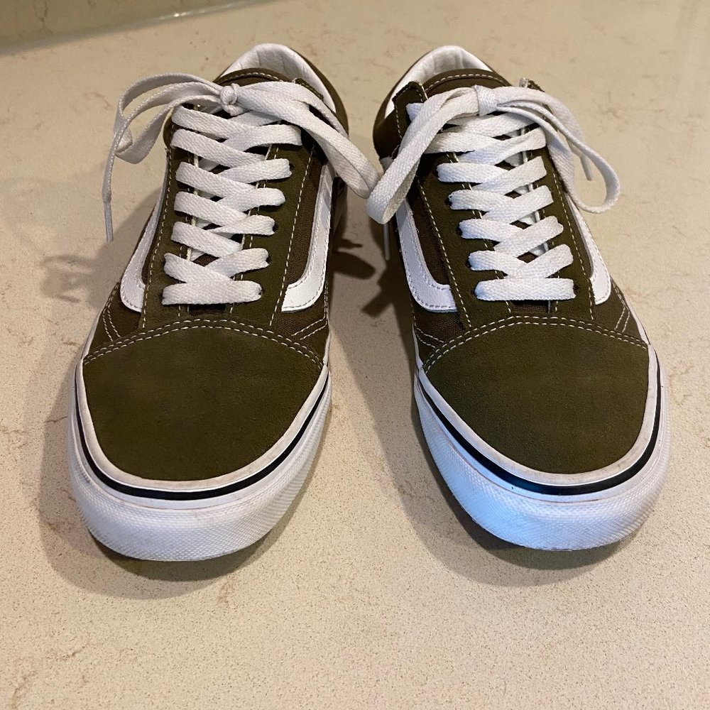 Vans Unisex Old Skool Skate Shoe Beech Green (7.5 Women/6 Men M US)